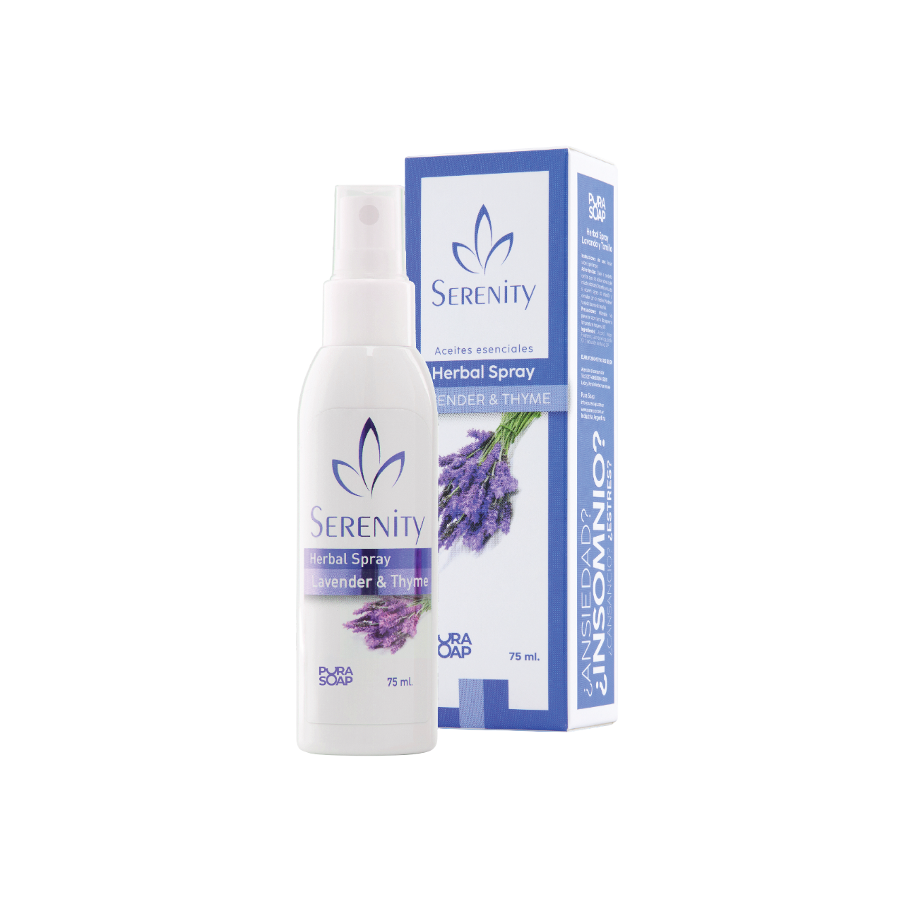 Serenity – Herbal Spray con Aceite de Lavanda – Alivio Natural Exclusivo